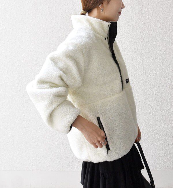 SHIPS any「【SHIPS any別注】TAION:〈洗濯機可能〉ボア ハイネック プルオーバー」|その他|
