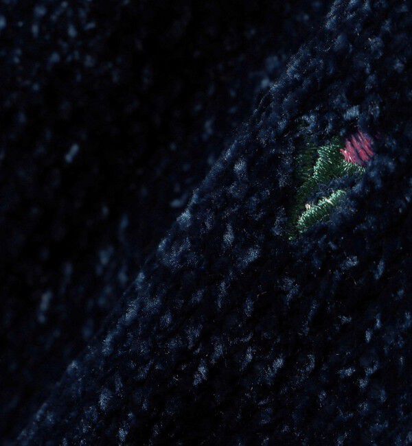 SHIPS any「〈手洗い可能〉フラワー 刺繍 クルーネック カーディガン」|カーディガン|