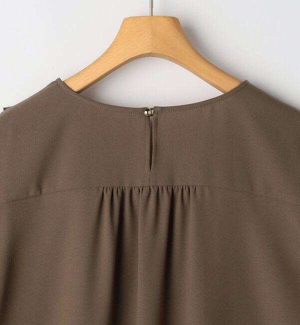 NOLLEY'S sophi「ウォッシャブルジョーゼットアシメラッフルブラウス」|シャツ・ブラウス|