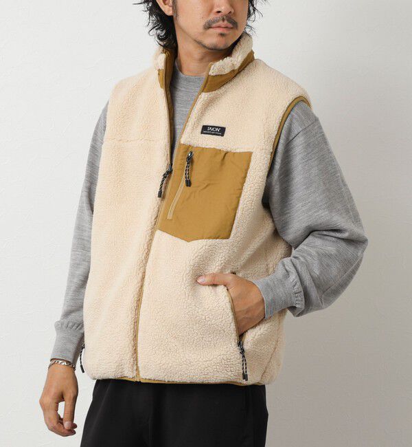 NOLLEY'S goodman「【TAION/タイオン】MOUNTAIN  R/S DOWN&times;BOA Hi-NECK VEST 26AW」|ダウンベスト・ベスト|
