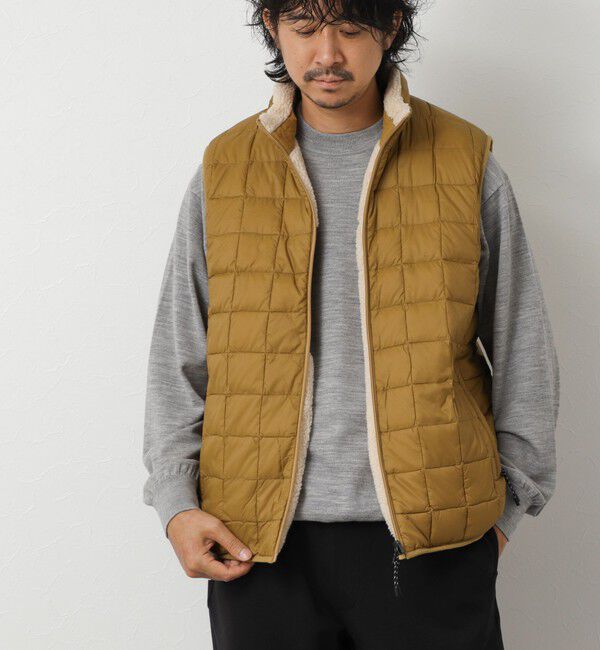 NOLLEY'S goodman「【TAION/タイオン】MOUNTAIN  R/S DOWN&times;BOA Hi-NECK VEST 26AW」|ダウンベスト・ベスト|