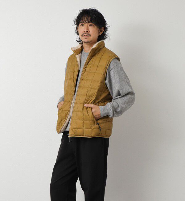 NOLLEY'S goodman「【TAION/タイオン】MOUNTAIN  R/S DOWN&times;BOA Hi-NECK VEST 26AW」|ダウンベスト・ベスト|