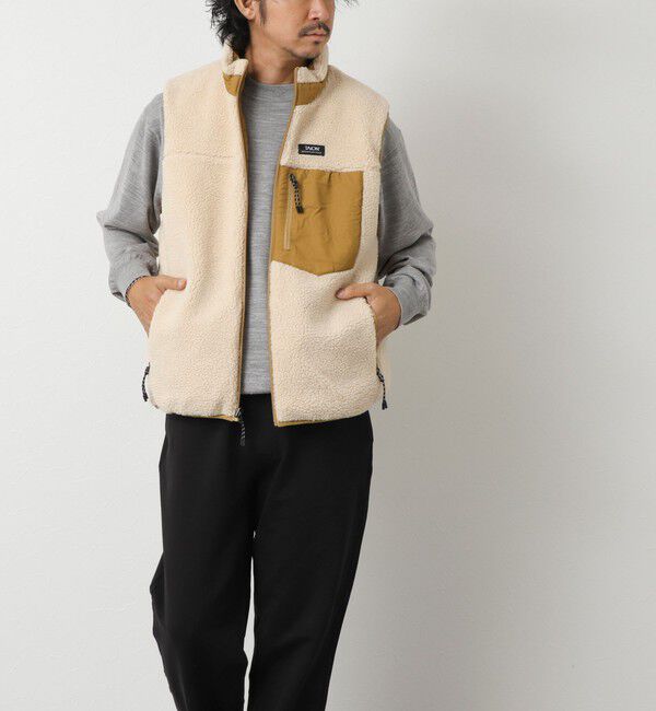NOLLEY'S goodman「【TAION/タイオン】MOUNTAIN  R/S DOWN&times;BOA Hi-NECK VEST 26AW」|ダウンベスト・ベスト|