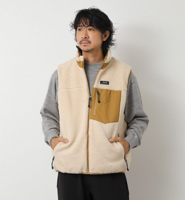 NOLLEY'S goodman「【TAION/タイオン】MOUNTAIN  R/S DOWN&times;BOA Hi-NECK VEST 26AW」|ダウンベスト・ベスト|