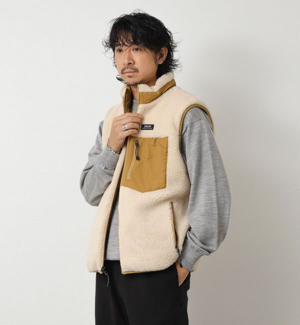 NOLLEY'S goodman「【TAION/タイオン】MOUNTAIN  R/S DOWN&times;BOA Hi-NECK VEST 26AW」|ダウンベスト・ベスト|