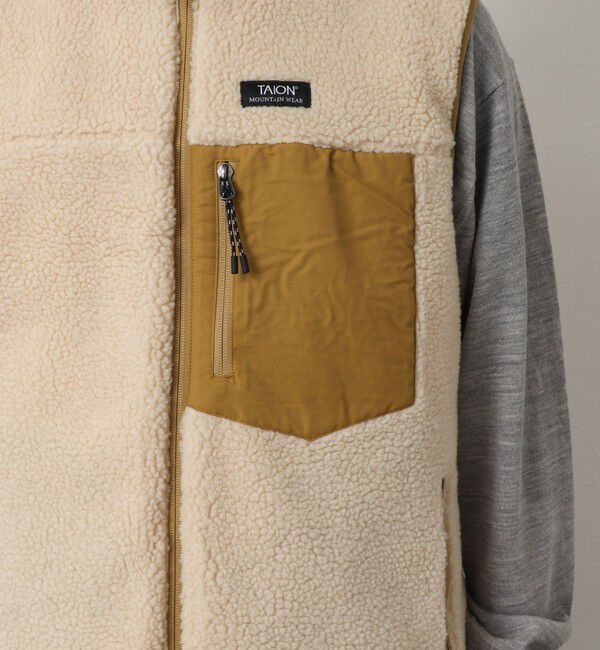 NOLLEY'S goodman「【TAION/タイオン】MOUNTAIN  R/S DOWN&times;BOA Hi-NECK VEST 26AW」|ダウンベスト・ベスト|