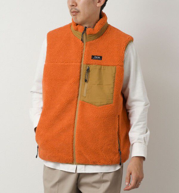 NOLLEY'S goodman「【TAION/タイオン】MOUNTAIN  R/S DOWN&times;BOA Hi-NECK VEST 26AW」|ダウンベスト・ベスト|