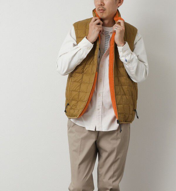 NOLLEY'S goodman「【TAION/タイオン】MOUNTAIN  R/S DOWN&times;BOA Hi-NECK VEST 26AW」|ダウンベスト・ベスト|