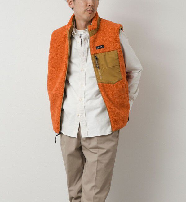 NOLLEY'S goodman「【TAION/タイオン】MOUNTAIN  R/S DOWN&times;BOA Hi-NECK VEST 26AW」|ダウンベスト・ベスト|