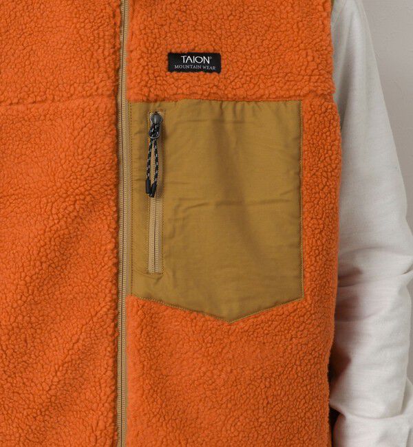 NOLLEY'S goodman「【TAION/タイオン】MOUNTAIN  R/S DOWN&times;BOA Hi-NECK VEST 26AW」|ダウンベスト・ベスト|