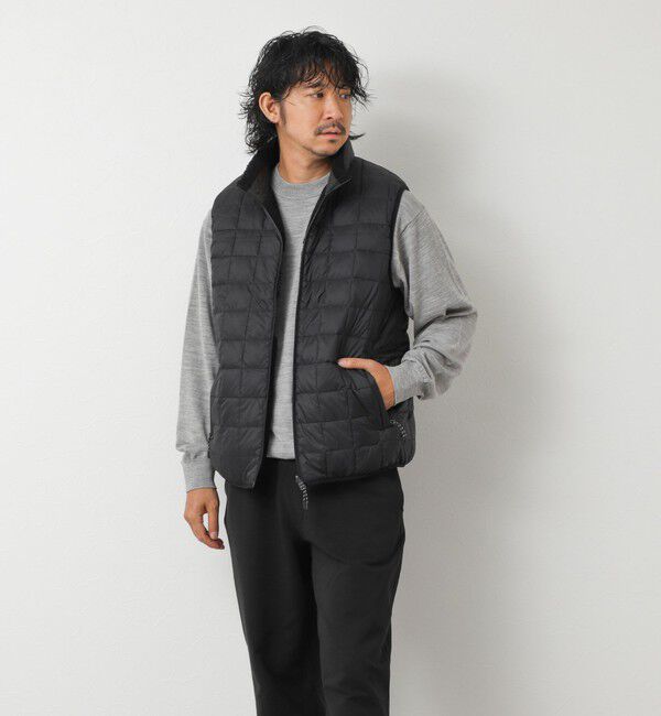 NOLLEY'S goodman「【TAION/タイオン】MOUNTAIN  R/S DOWN&times;BOA Hi-NECK VEST 26AW」|ダウンベスト・ベスト|