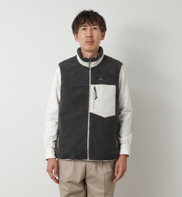 NOLLEY'S goodman「【TAION/タイオン】MOUNTAIN  R/S DOWN&times;BOA Hi-NECK VEST 26AW」|ダウンベスト・ベスト|
