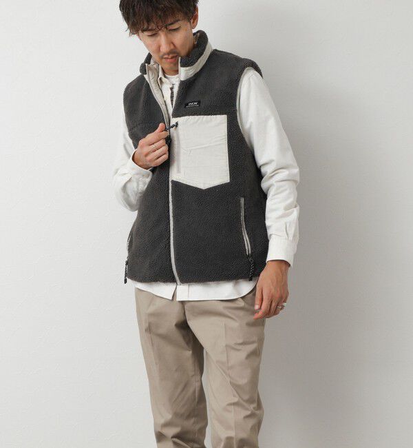 NOLLEY'S goodman「【TAION/タイオン】MOUNTAIN  R/S DOWN&times;BOA Hi-NECK VEST 26AW」|ダウンベスト・ベスト|