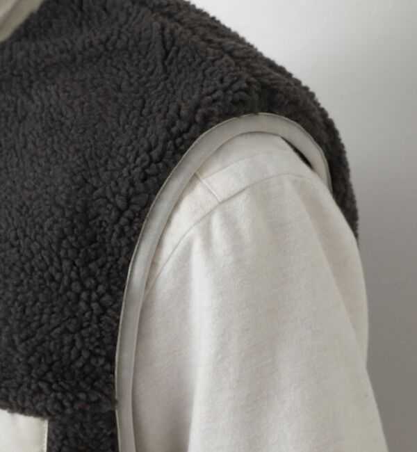 NOLLEY'S goodman「【TAION/タイオン】MOUNTAIN  R/S DOWN&times;BOA Hi-NECK VEST 26AW」|ダウンベスト・ベスト|