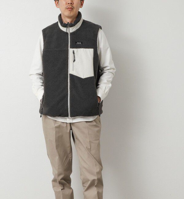 NOLLEY'S goodman「【TAION/タイオン】MOUNTAIN  R/S DOWN&times;BOA Hi-NECK VEST 26AW」|ダウンベスト・ベスト|