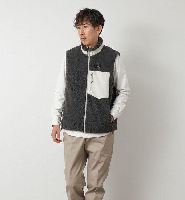 NOLLEY'S goodman「【TAION/タイオン】MOUNTAIN  R/S DOWN&times;BOA Hi-NECK VEST 26AW」|ダウンベスト・ベスト|