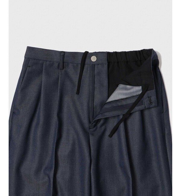 ADAM ET ROPE'「NIKKE ワイド イージー スラックスデニム / ADAM ET ROPE' JEANS -GRID-」|デニム|