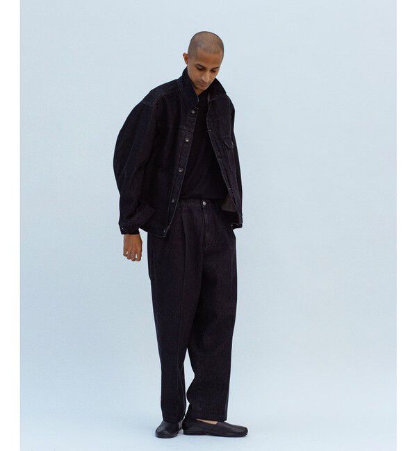 ADAM ET ROPE'「ワイド イージー デニムパンツ / ADAM ET ROPE' JEANS -GRID-」|デニム|