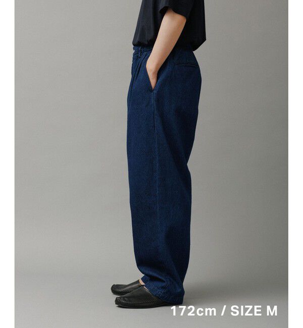ADAM ET ROPE'「ワイド イージー デニムパンツ / ADAM ET ROPE' JEANS -GRID-」|デニム|