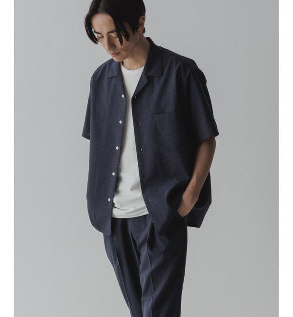 ADAM ET ROPE'「接触冷感【RIRANCHA】セットアップ / オープンカラーシャツ & スラックス」|スーツ|