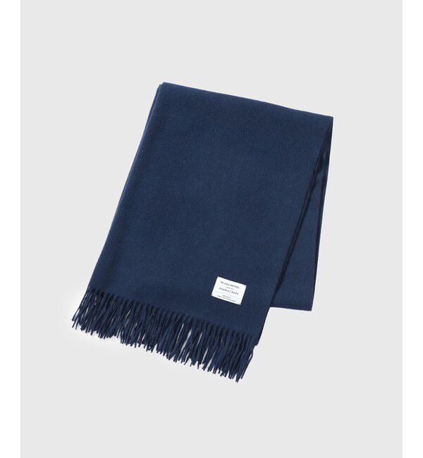 ADAM ET ROPE'「【THE INOUE BROTHERS...together with ADAM ET ROPE'】EX Brushed Scarf」|マフラー|ネイビー(40)