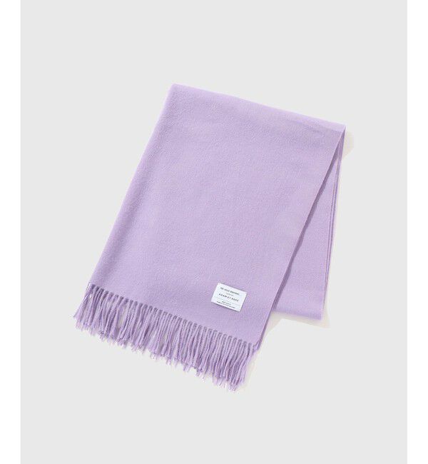 ADAM ET ROPE'「【THE INOUE BROTHERS...together with ADAM ET ROPE'】EX Brushed Scarf」|マフラー|ラベンダー系(53)