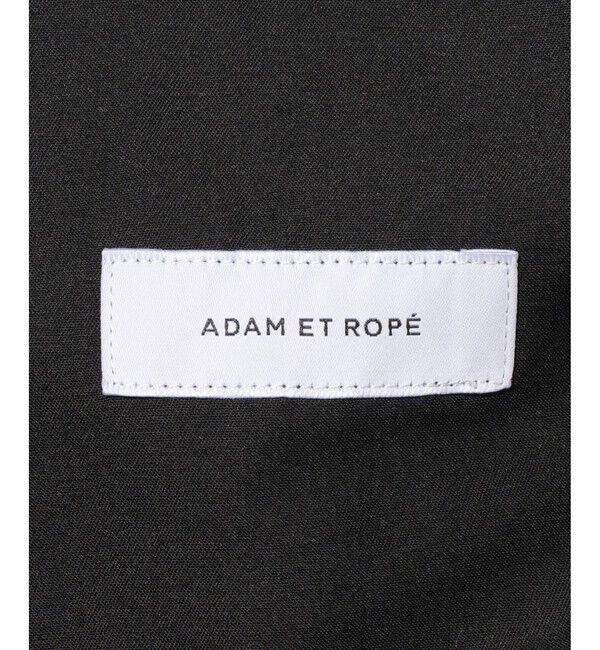 ADAM ET ROPE'「ソフトサーモ ワイドテーパードパンツ」|スラックス|