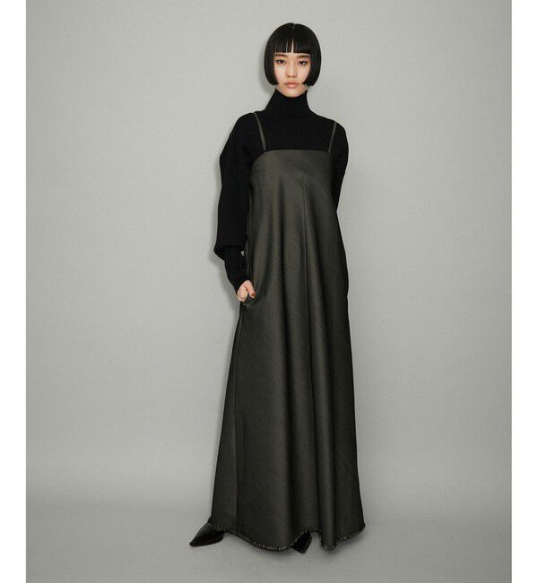 ADAM ET ROPE'「【WEB限定】・【定番】WOOL混リブタートルニット」|ニット・セーター|