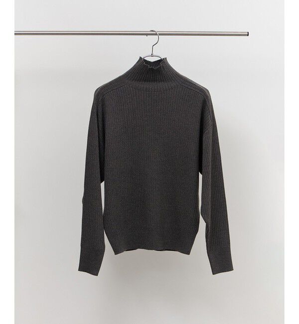 ADAM ET ROPE'「【WEB限定】・【定番】WOOL混リブタートルニット」|ニット・セーター|