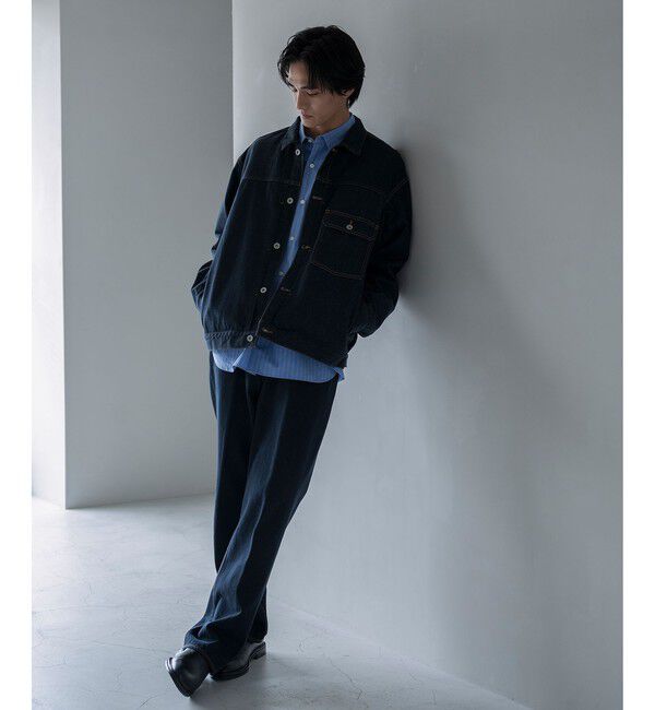 ADAM ET ROPE'「13oz デニムトラッカーズジャケット / ADAM ET ROPE' JEANS」|デニムジャケット|