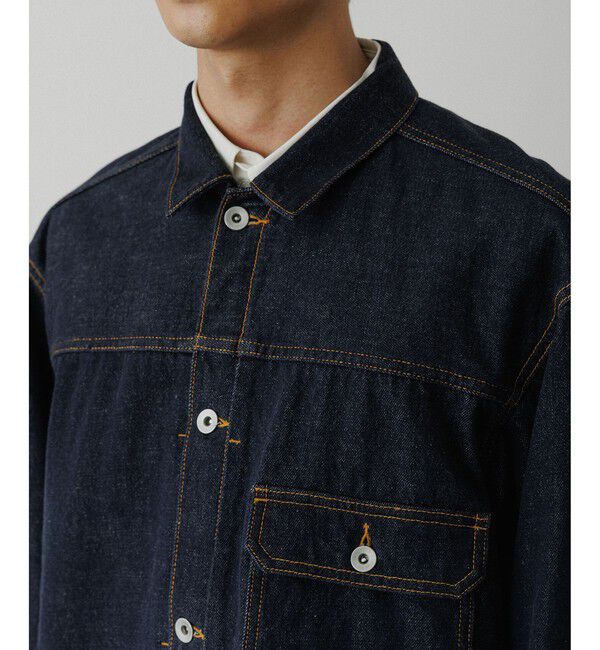 ADAM ET ROPE'「13oz デニムトラッカーズジャケット / ADAM ET ROPE' JEANS」|デニムジャケット|