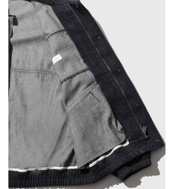ADAM ET ROPE'「13oz デニムボマーブルゾン / ADAM ET ROPE' JEANS」|ブルゾン・スタジャン|