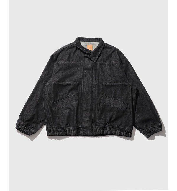 ADAM ET ROPE'「13oz デニムボマーブルゾン / ADAM ET ROPE' JEANS」|ブルゾン・スタジャン|