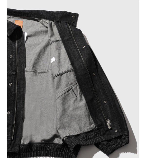 ADAM ET ROPE'「13oz デニムボマーブルゾン / ADAM ET ROPE' JEANS」|ブルゾン・スタジャン|