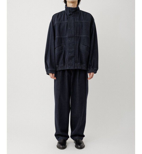 ADAM ET ROPE'「13oz デニムボマーブルゾン / ADAM ET ROPE' JEANS」|ブルゾン・スタジャン|