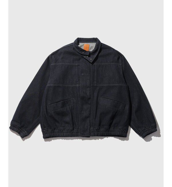 ADAM ET ROPE'「13oz デニムボマーブルゾン / ADAM ET ROPE' JEANS」|ブルゾン・スタジャン|