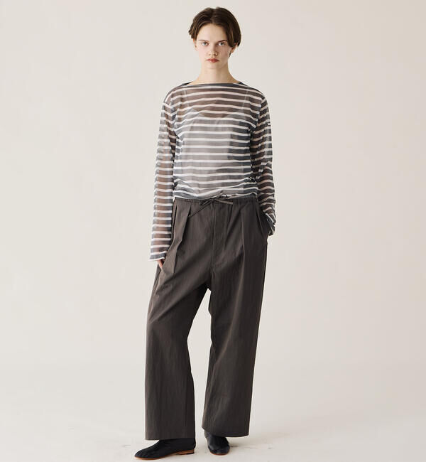 ORCIVAL「ORCIVAL | シースルー ボートネック長袖カットソー WOMEN」|Tシャツ・カットソー|