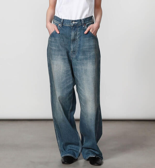  「THE SHINZONE | TOOL DENIM PANTS WOMEN」|デニム|BLUE