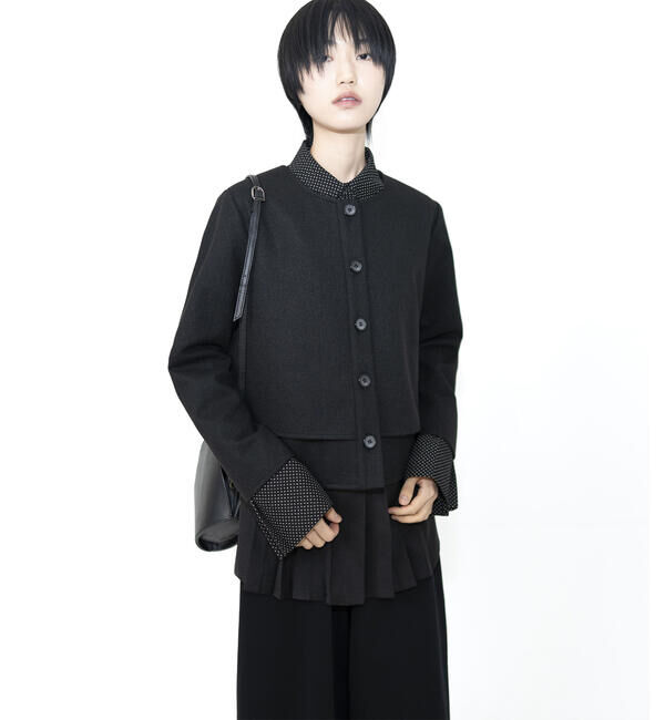  「eunoia｜ノーカラー ジャケット WOMEN」|ノーカラージャケット|