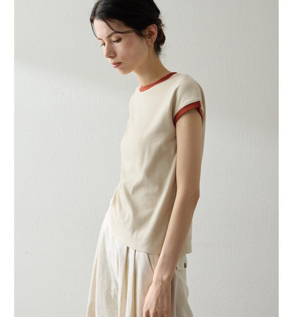 THE PAUSE「【THE PAUSE】フレンチリンガーTEE」|Tシャツ・カットソー|
