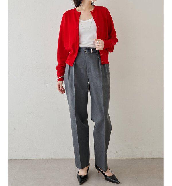 Drawing Numbers「【Drawing Numbers】トリプルギャバテーパードトラウザー」|チノ|