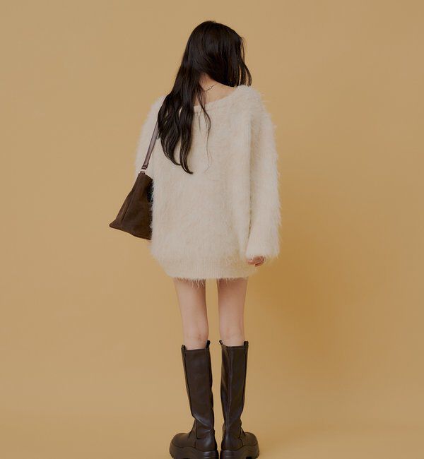  「厚底ストレッチロングブーツ」|ロングブーツ|