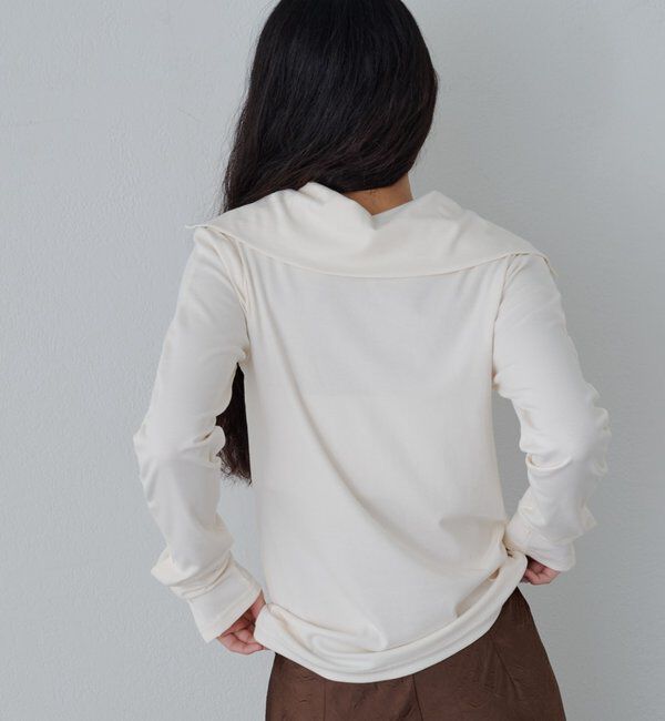  「【新色パープル＆チャコールグレー】リングドットカットソー」|Tシャツ・カットソー|