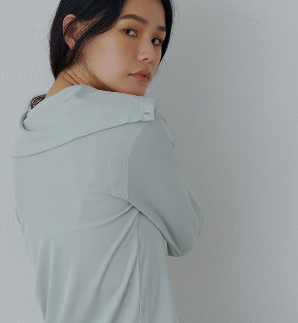 「【新色パープル＆チャコールグレー】リングドットカットソー」|Tシャツ・カットソー|