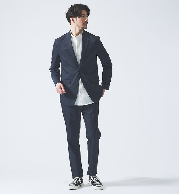 ABAHOUSE「【WWS / セットアップ対応】Bizフルレングス パンツ」|スラックス|