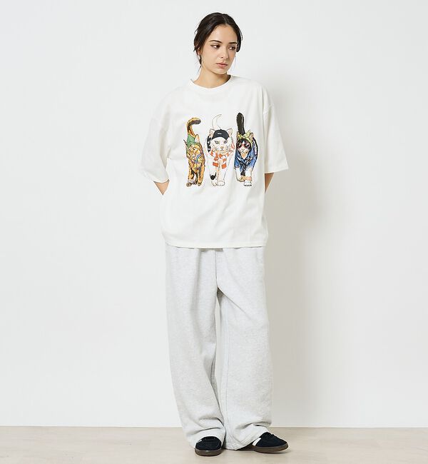 ABAHOUSE「【CORISCO/コリスコ】 Animal猫 Tシャツ/アニマルTシャツ」|Tシャツ・カットソー|