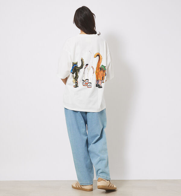 ABAHOUSE「【CORISCO/コリスコ】 Animal猫 Tシャツ/アニマルTシャツ」|Tシャツ・カットソー|