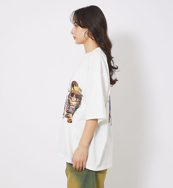 ABAHOUSE「【CORISCO/コリスコ】 Animal猫 Tシャツ/アニマルTシャツ」|Tシャツ・カットソー|