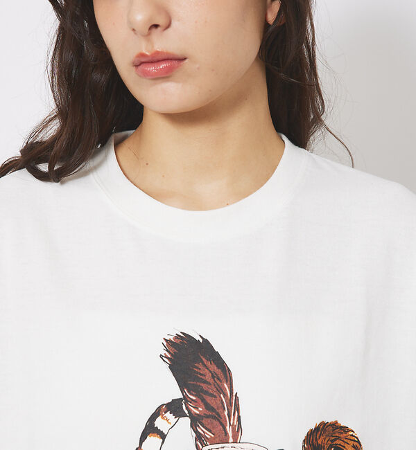 ABAHOUSE「【CORISCO/コリスコ】 Animal猫 Tシャツ/アニマルTシャツ」|Tシャツ・カットソー|