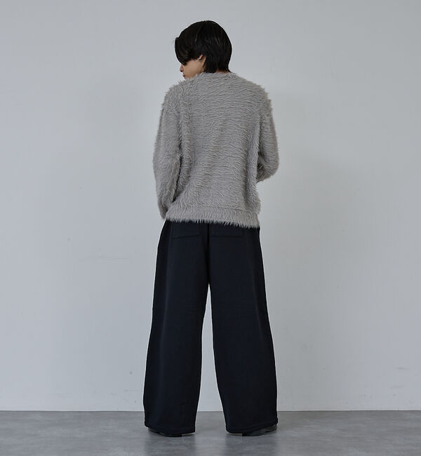 ABAHOUSE「【AH ABAHOUSE】ロングシャギー クルーネックニット」|ニット・セーター|